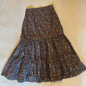 ANTONIO MELANI Multicolor Floral Maxi Skirt